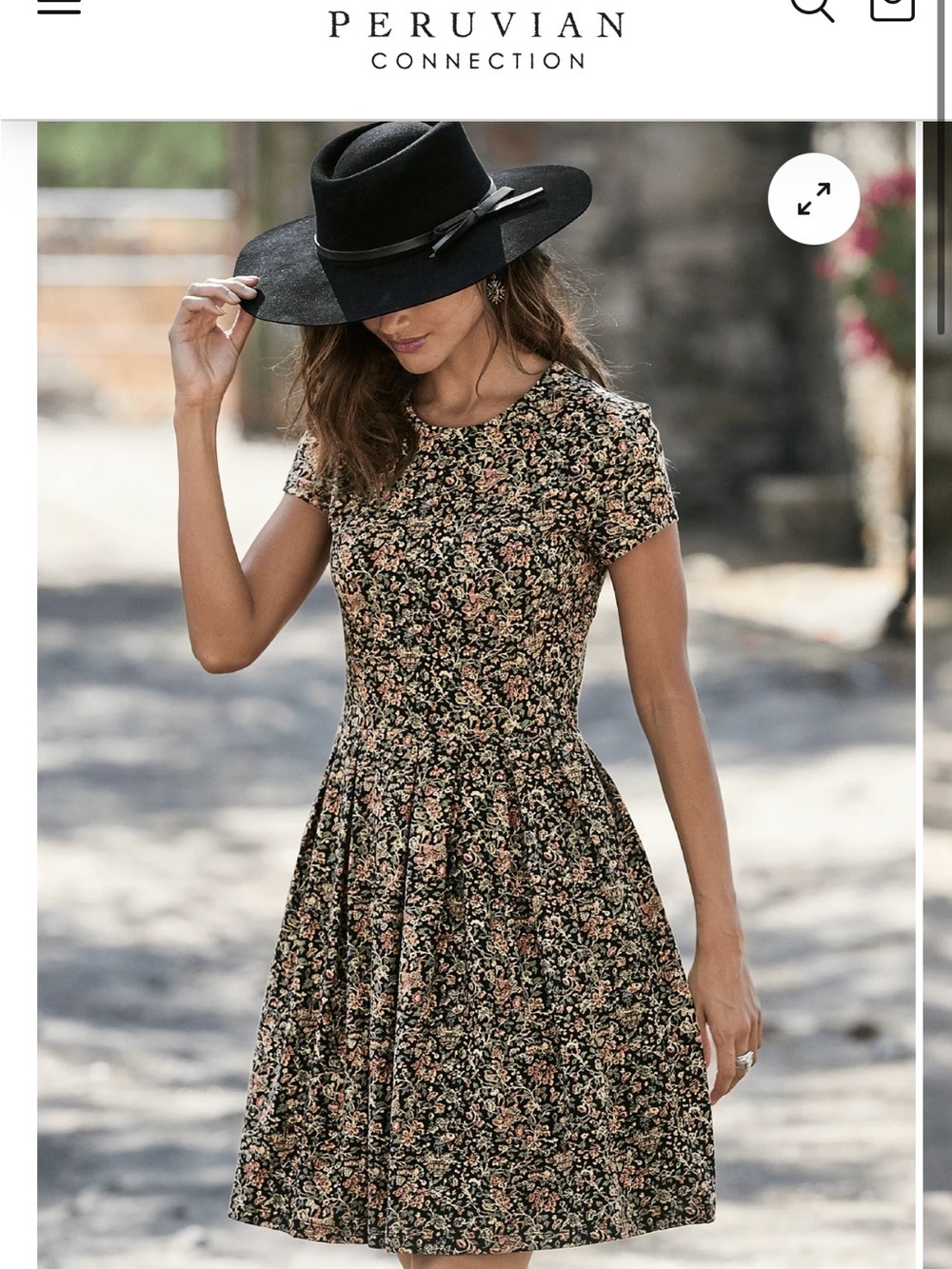 Peruvian Connection Creeping Thyme Dress